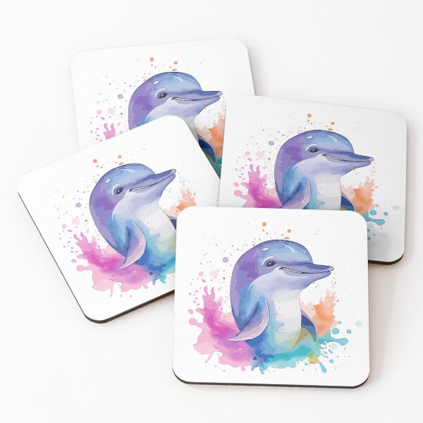 Item preview, Cute Dolphin Pastel designed and sold by PrintablePalace.