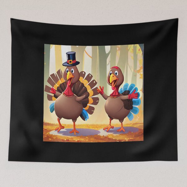 Item preview, Thanksgiving Turkey's Dancing designed and sold by KoliBabb.