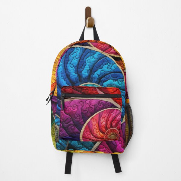 Item preview, Māori Art, Māori Koru, Golden Ratio, Colorful Nautilus, Swirling vortexes, Spiral Art, designed and sold by Uncommon Cents.