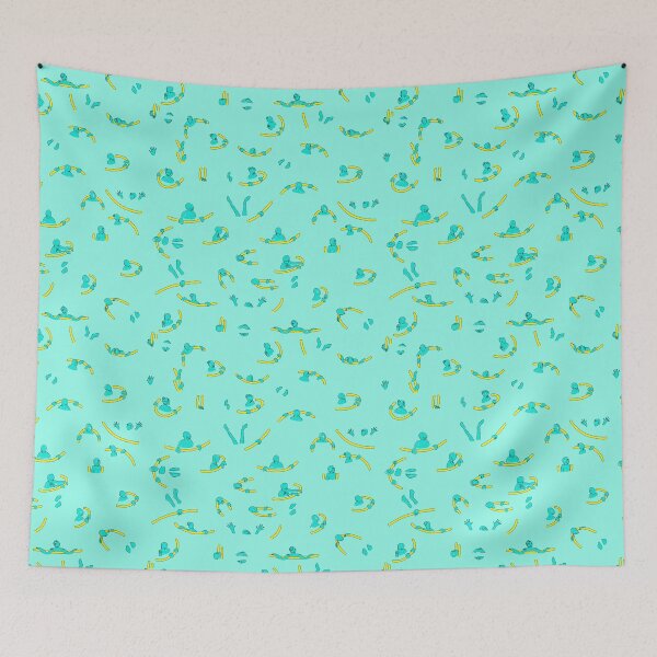 Item preview, Aqua Aerobics Funny Drawing designed and sold by Carrot Coloured.
