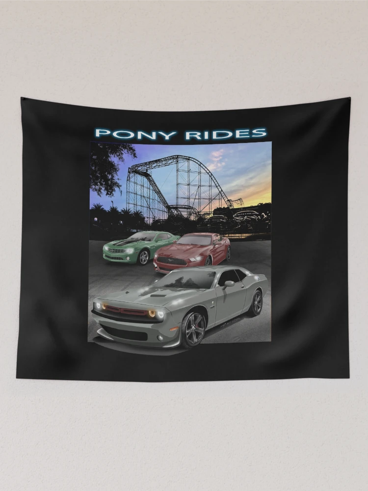 Thumbnail 2 of 3, Tapestry, Pony Rides designed and sold by RACANOART.