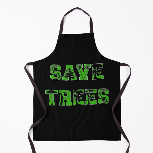 Item preview, Save Trees. Letters with cut out tree shapes. designed and sold by Ojtek86.
