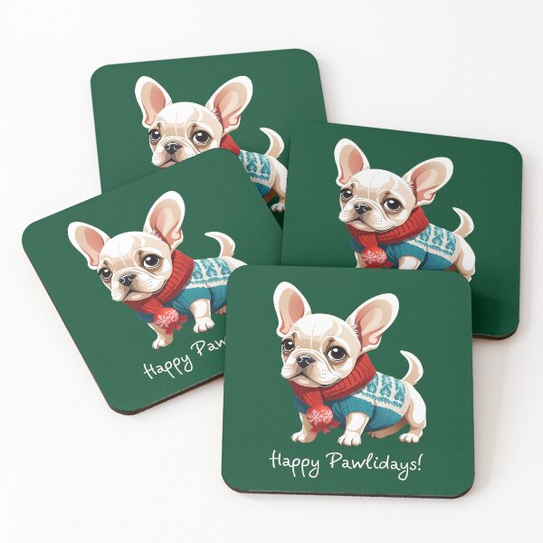 Item preview, Happy Pawlidays Christmas Cozy Sweater French Bulldog designed and sold by Cawaiico.