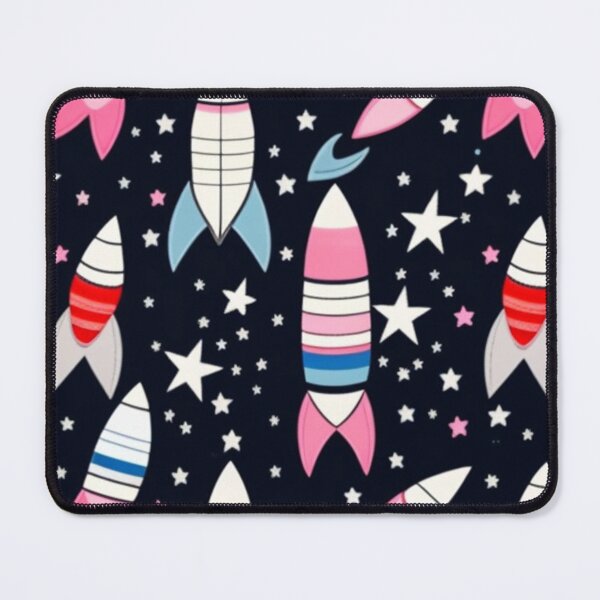 Item preview, Space rocket pattern  designed and sold by Roxburylane.