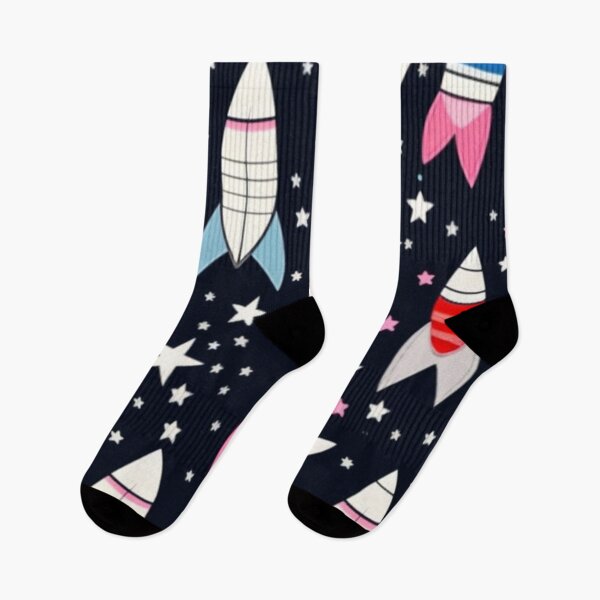 Item preview, Space rocket pattern  designed and sold by Roxburylane.