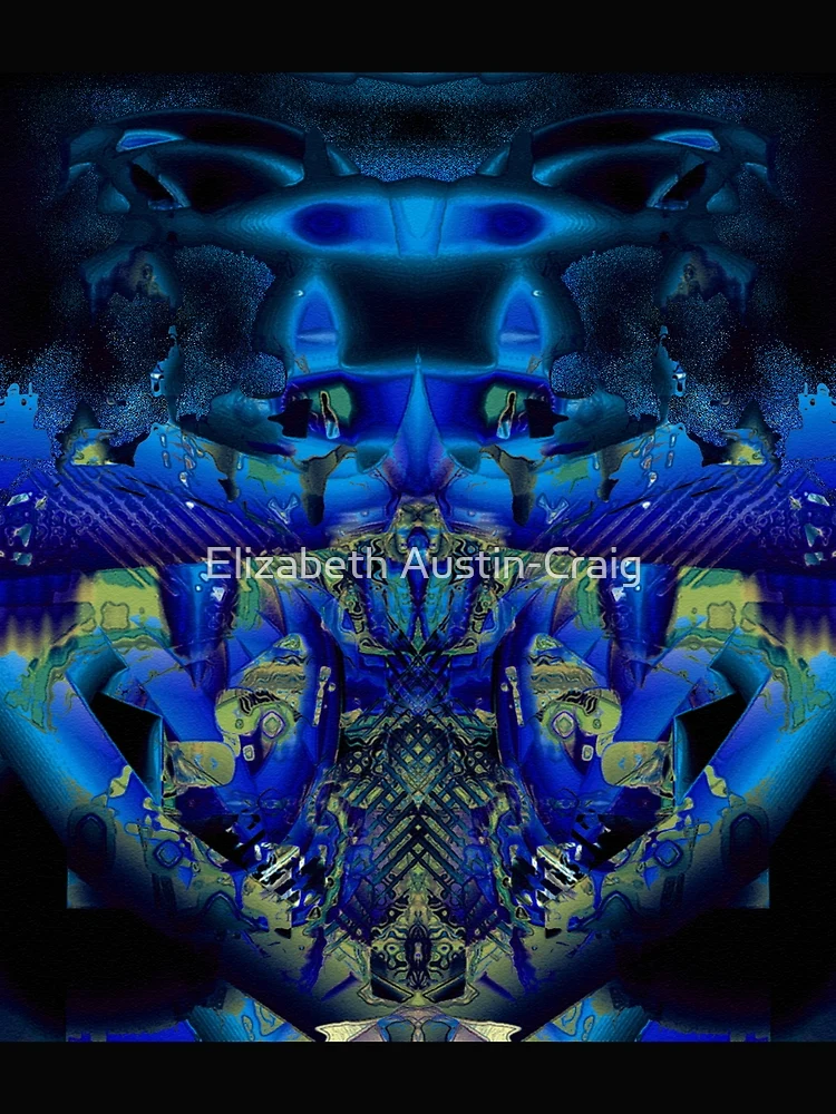 Thumbnail 3 of 3, Scarf, All-seeing designed and sold by Elizabeth Austin-Craig.