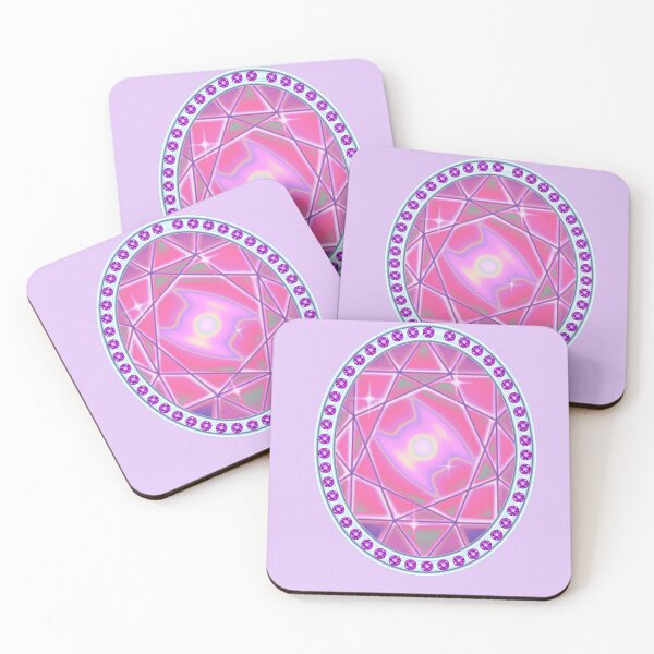 Item preview, Oval Light Magenta Silver designed and sold by Cndy-Undergrnd.