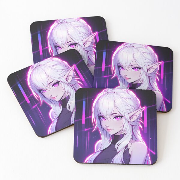Item preview, Cute Futuristic Cyber Elf Anime Girl designed and sold by bubblegoth.