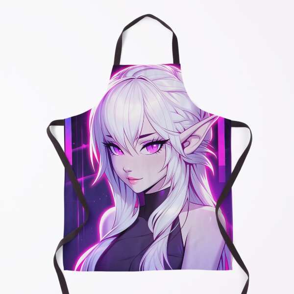 Item preview, Cute Futuristic Cyber Elf Anime Girl designed and sold by bubblegoth.