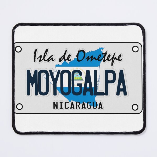 Item preview, Moyogalpa Decorative License Plate designed and sold by GrafikaNica.