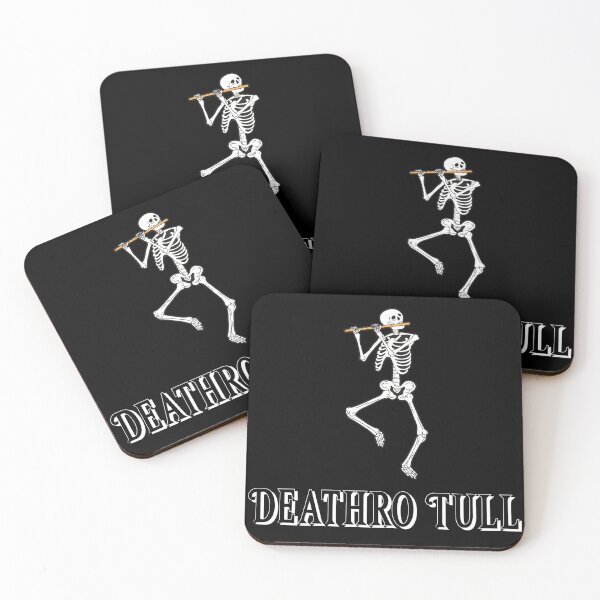 Item preview, “Deathro Tull” Skeleton With Flute Parody designed and sold by TickleSharkDsg.