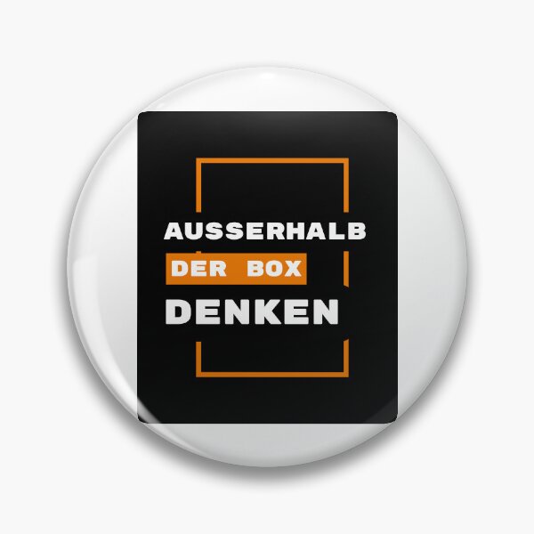 Artikelvorschau, Außerhalb der Box denken, orange entworfen und verkauft von KrafterMumford.