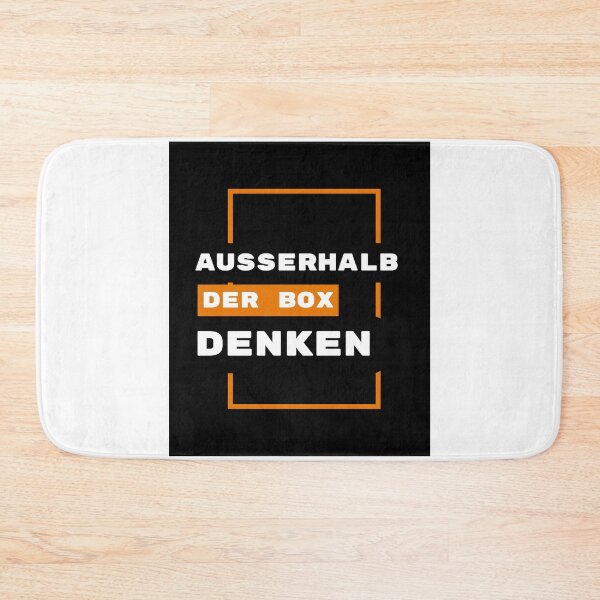 Artikelvorschau, Außerhalb der Box denken, orange entworfen und verkauft von KrafterMumford.