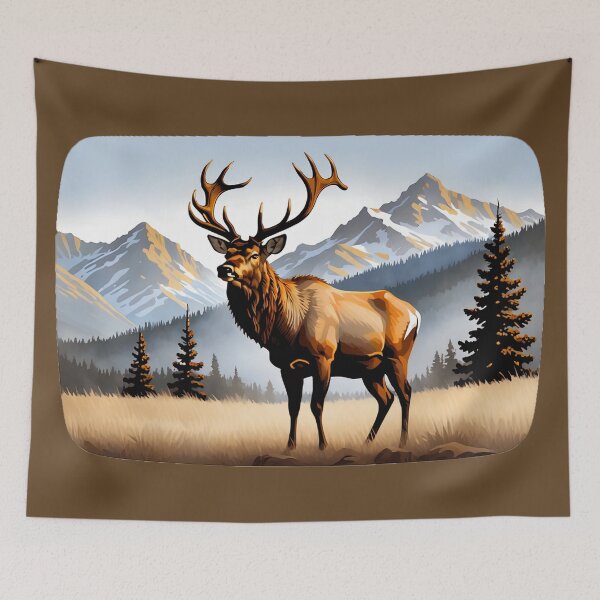 Item preview, Rocky Mountain Bull Elk designed and sold by Gilby-Designs.