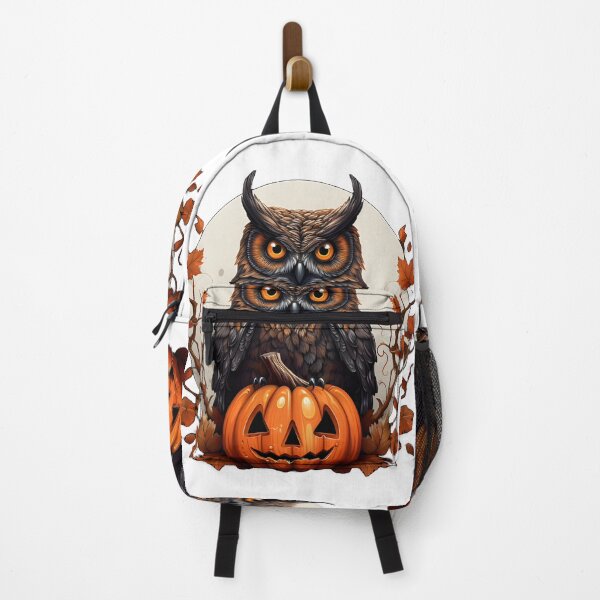 Item preview, Scary Halloween Owl designed and sold by CatSomeART.