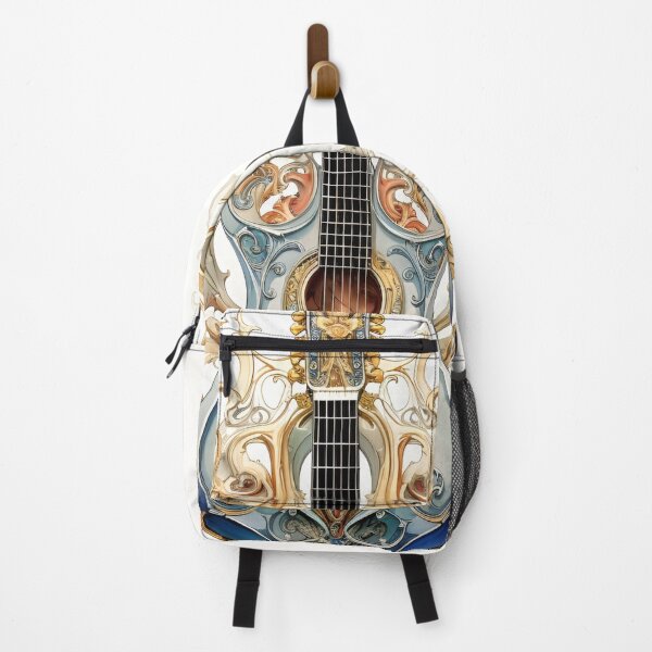 Artikelvorschau, barocker Kunstgitarrendruck entworfen und verkauft von dcrc.