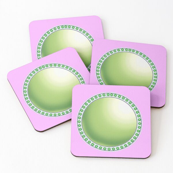Item preview, Circular Pearl Lime Green Silver designed and sold by Cndy-Undergrnd.