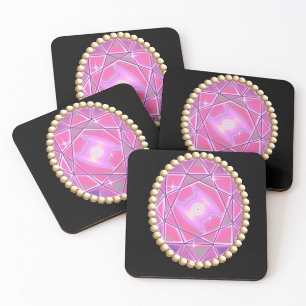Item preview, Oval Light Magenta Gold designed and sold by Cndy-Undergrnd.