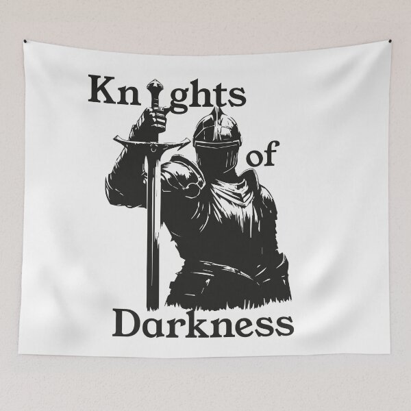 Item preview, "Knights of Darkness: Style in Black and White" designed and sold by Deirdru.