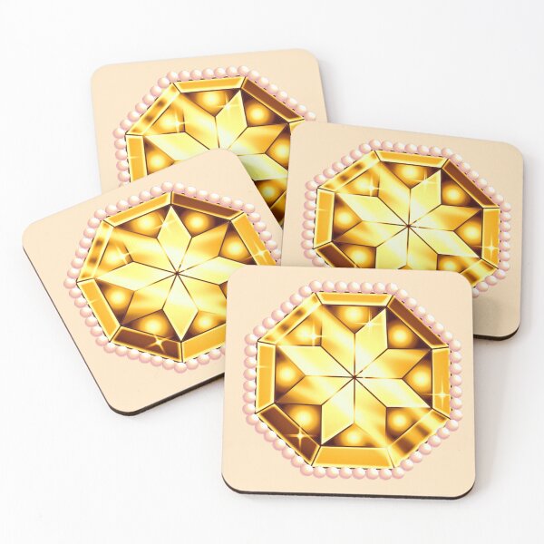 Item preview, Octagon Yellow Rose Gold designed and sold by Cndy-Undergrnd.