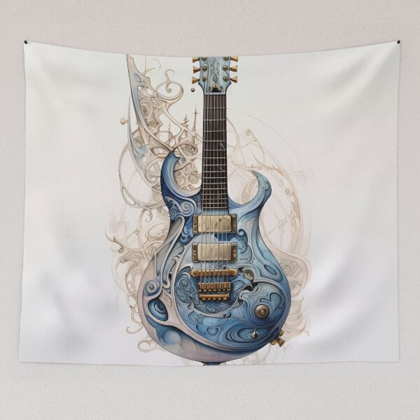 Item preview, baroque art guitar prin designed and sold by dcrc.