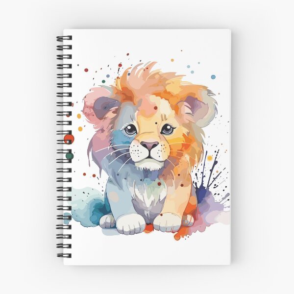 Artikelvorschau, Niedlicher Löwe in Pastell entworfen und verkauft von PrintablePalace.