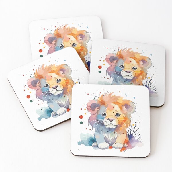 Item preview, Cute Lion Pastel designed and sold by PrintablePalace.