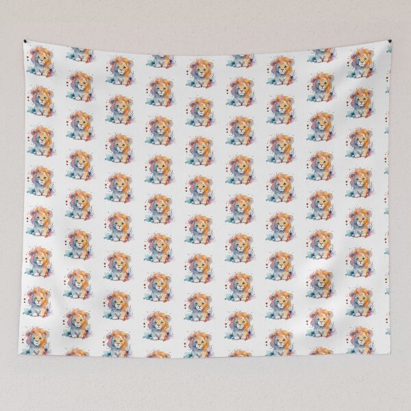 Item preview, Cute Lion Pastel designed and sold by PrintablePalace.