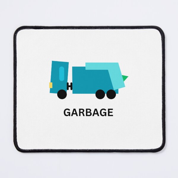 Item preview, garbage truck blue theme v2 designed and sold by fishpressink.