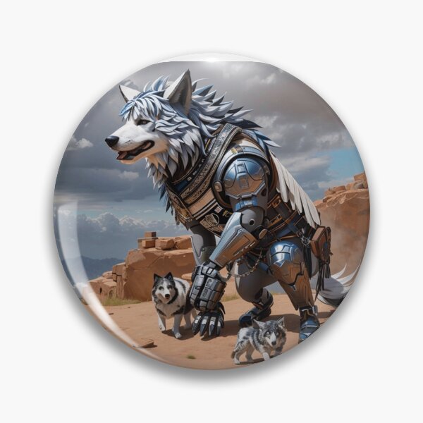 Item preview, robot wolf designed and sold by jonyboyka.