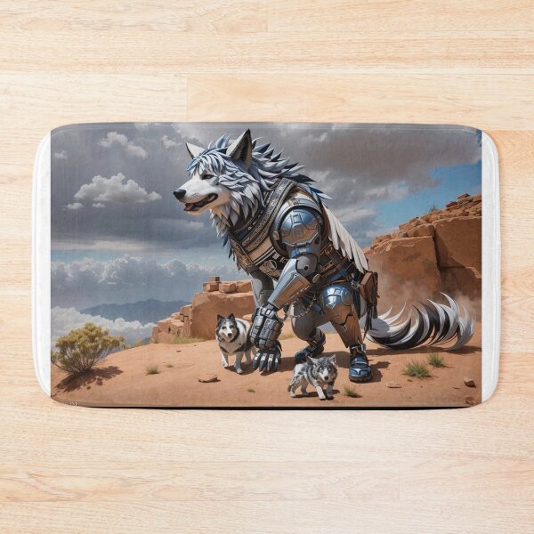 Item preview, robot wolf designed and sold by jonyboyka.