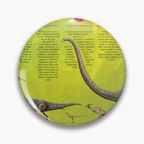 Item preview, 1997 Dinosaur Infographic Chart designed and sold by jurassicdesign.