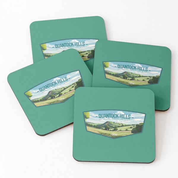 Item preview, Quantock Hills Area of Outstanding Natural Beauty (AONB) United Kingdom 2 - Sticker Series Digital Art | WanderUpNorthCo. designed and sold by WanderUpNorth.