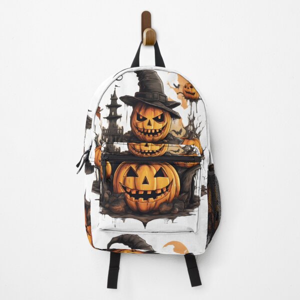 Item preview, Scary Halloween Pumpkins designed and sold by CatSomeART.