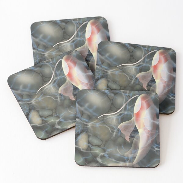 Item preview, Koi fish at day break designed and sold by ArtByMeganHills.