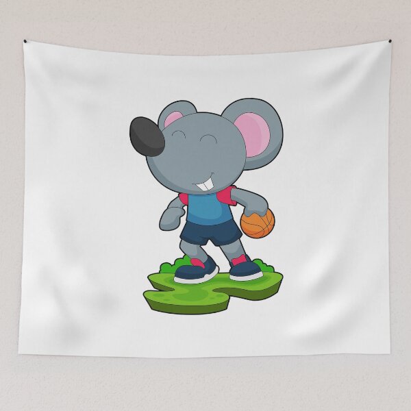 Item preview, Mouse Basketball player Basketball designed and sold by Snabdesign84.