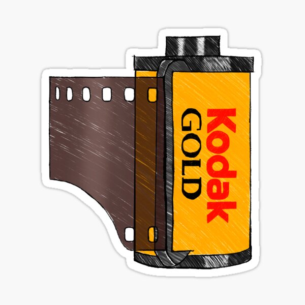 Vista previa del artículo con la obra «Rollo de película Kodak Gold», diseñado y vendido por Justinsprints1.