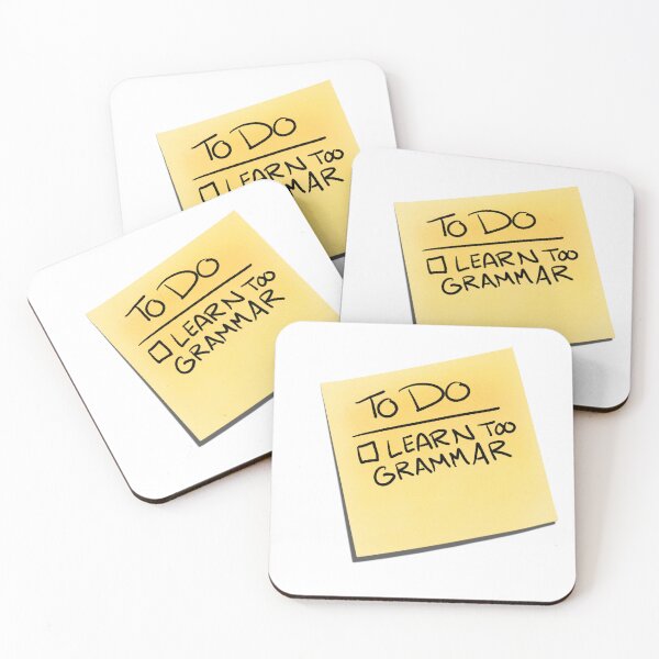 Item preview, To Do: learn grammar  designed and sold by Kendra Malcolm.