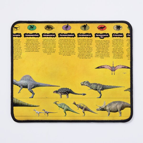 Item preview, 2001 Dinosaur Infographic Chart designed and sold by jurassicdesign.