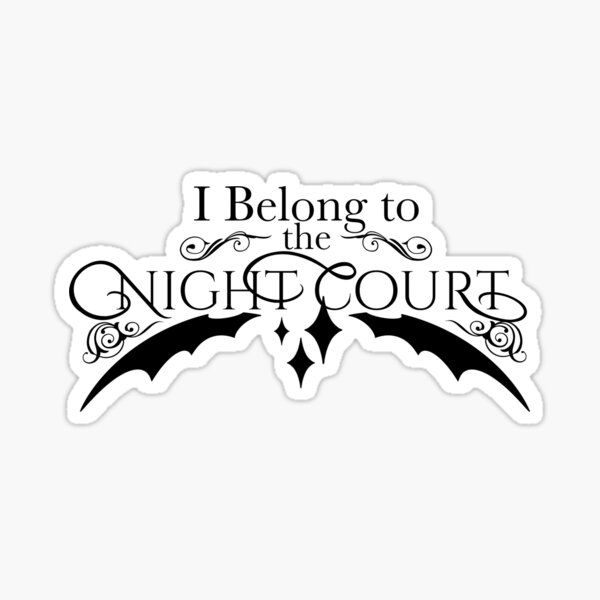 Artikel-Vorschau von Ich gehöre zum Nachtgericht – ACOTAR, designt und verkauft von GeekandArtsy.