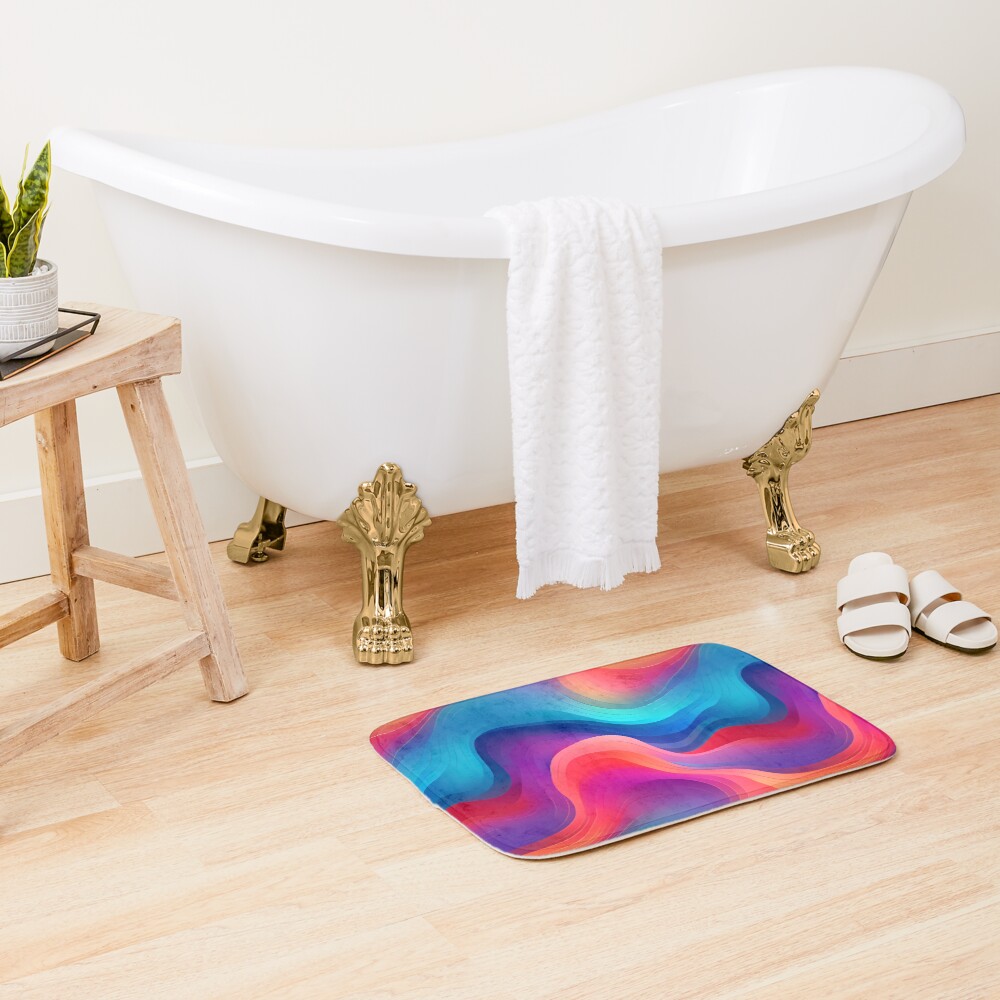 Item preview, Bath Mat designed and sold by patternicco.