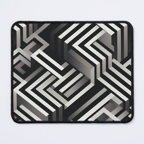Item preview, Geometric Lines, Black and White, Seamless Pattern designed and sold by patternicco.