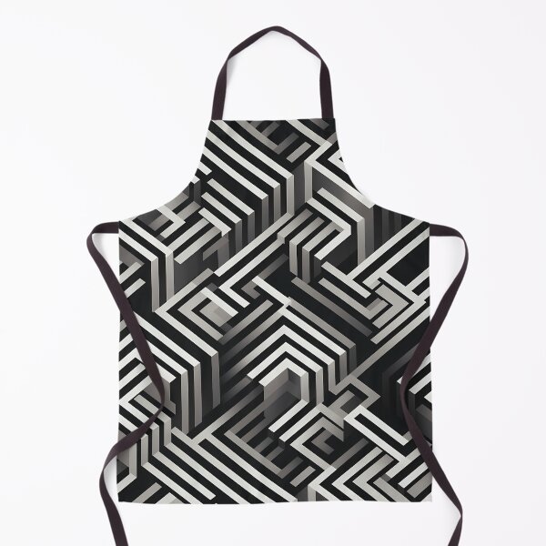 Item preview, Geometric Lines, Black and White, Seamless Pattern designed and sold by patternicco.