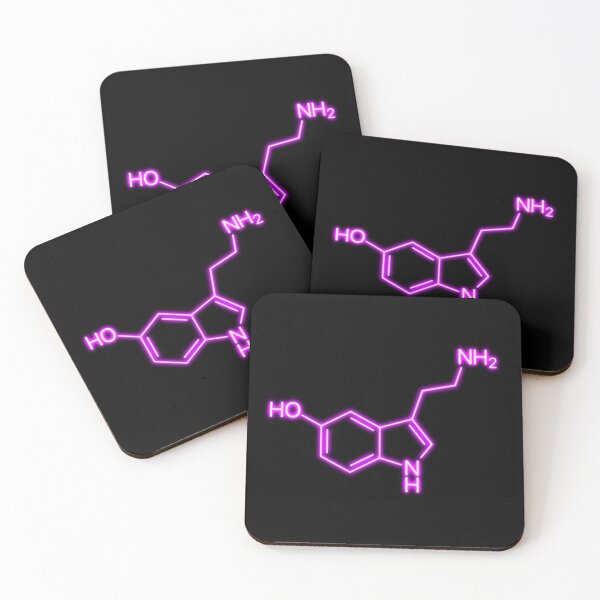 Item preview, Neon serotonin molecule  designed and sold by Astrocorvus.