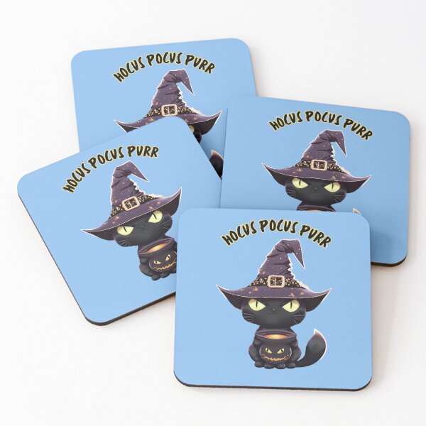 Item preview, Hocus pocus ronroneo bruja negra gato de halloween designed and sold by SMagicStudio.