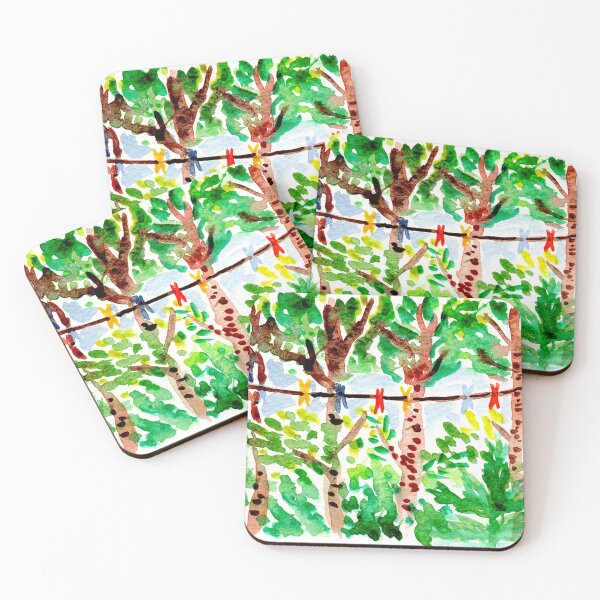 Item preview, Summer Nature Watercolor Painting designed and sold by Ivy Lily Art.