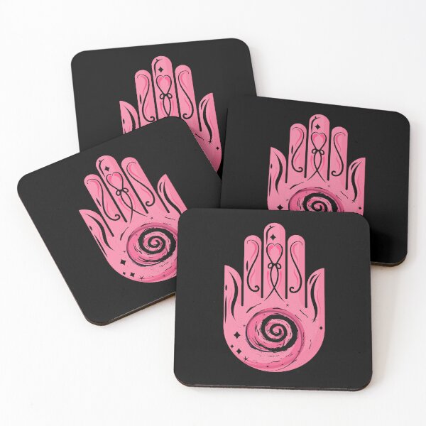 Item preview, Mano de Hamsa rosa designed and sold by hamsasoul.