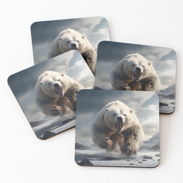 Item preview, Aggressive polar bear designed and sold by toaderbogdan88.