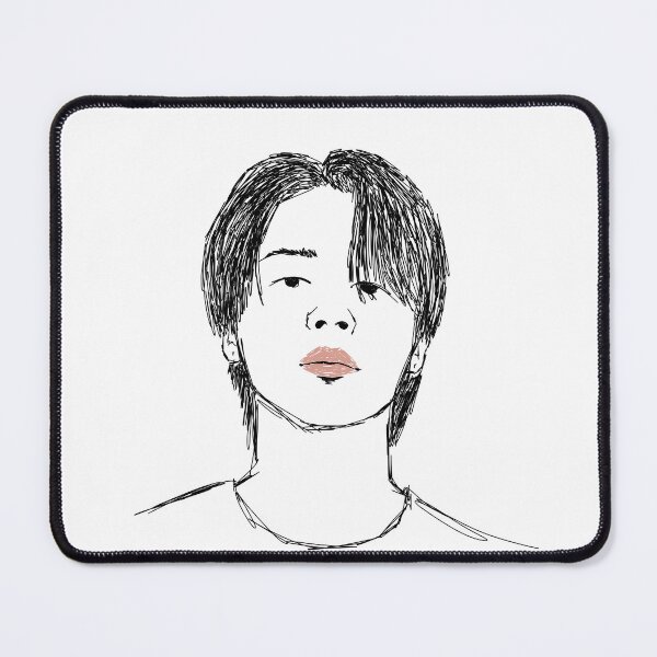 Item preview, BTS Jimin Line Art designed and sold by WarmlyArts.