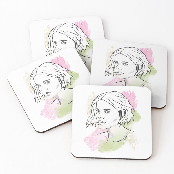 Item preview, Woman's face Lineart designed and sold by Scrabbly Doodles.